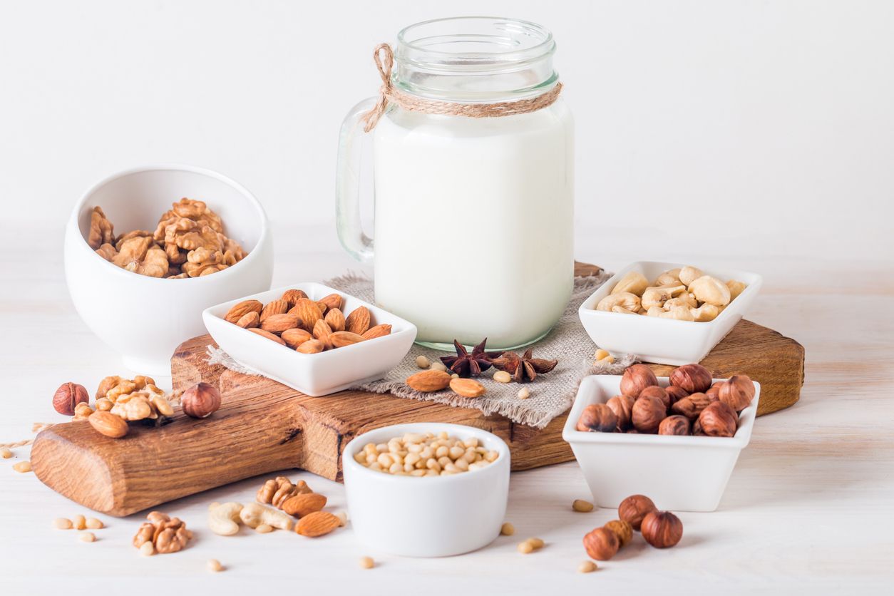 Tipus de llet vegetal i diferències. Foto: iStock.