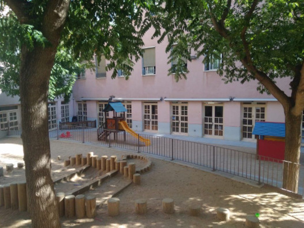 El pati de l'escola bressol Les Figueretes de Mataró