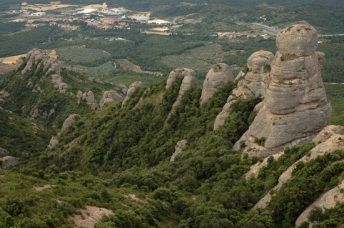 La muntanya de Montserrat La muntanya de Montserrat