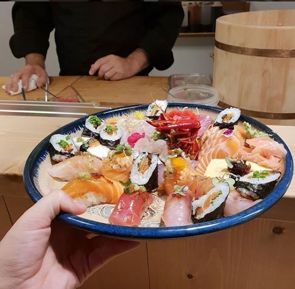 Un plato de uno de los restaurantes de Mataró, el Su.Cocina Japone