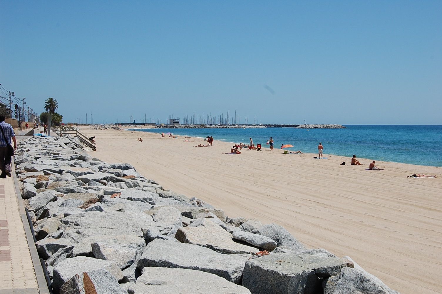 Playa de Bellamar de Premià de Mar. Foto: Ayuntamiento de Premià de Mar