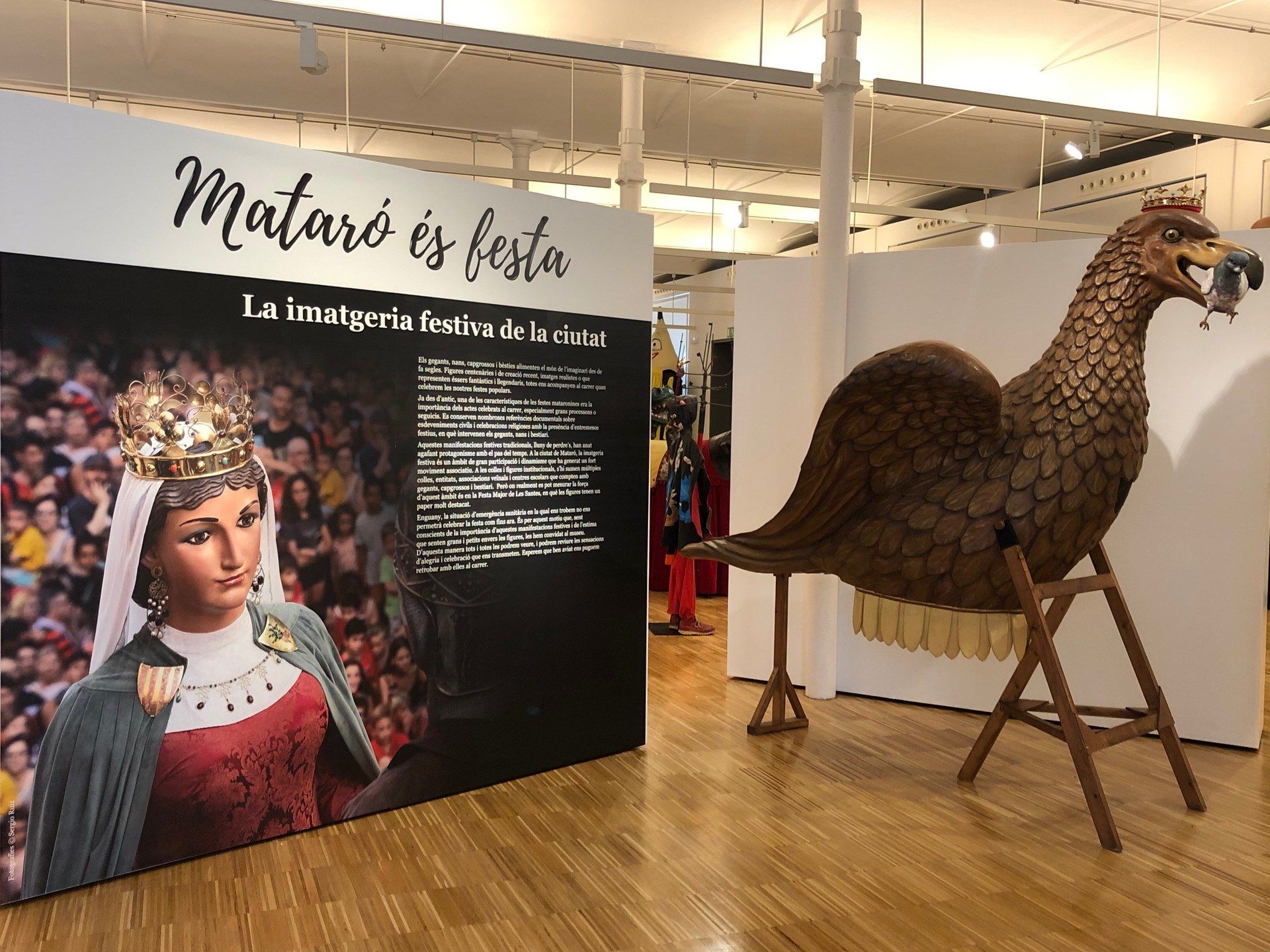 Exposició de les figures a Can Marfà