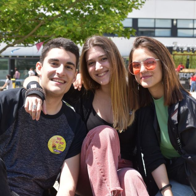 Estudiants del TecnoCampus, visiblement satisfets