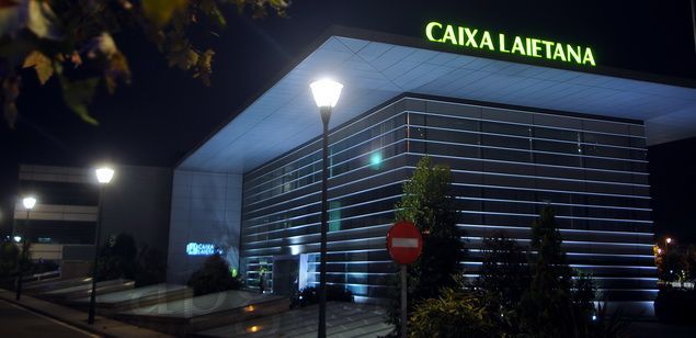 La seu de Caixa Laietana al Pla d'en Boet