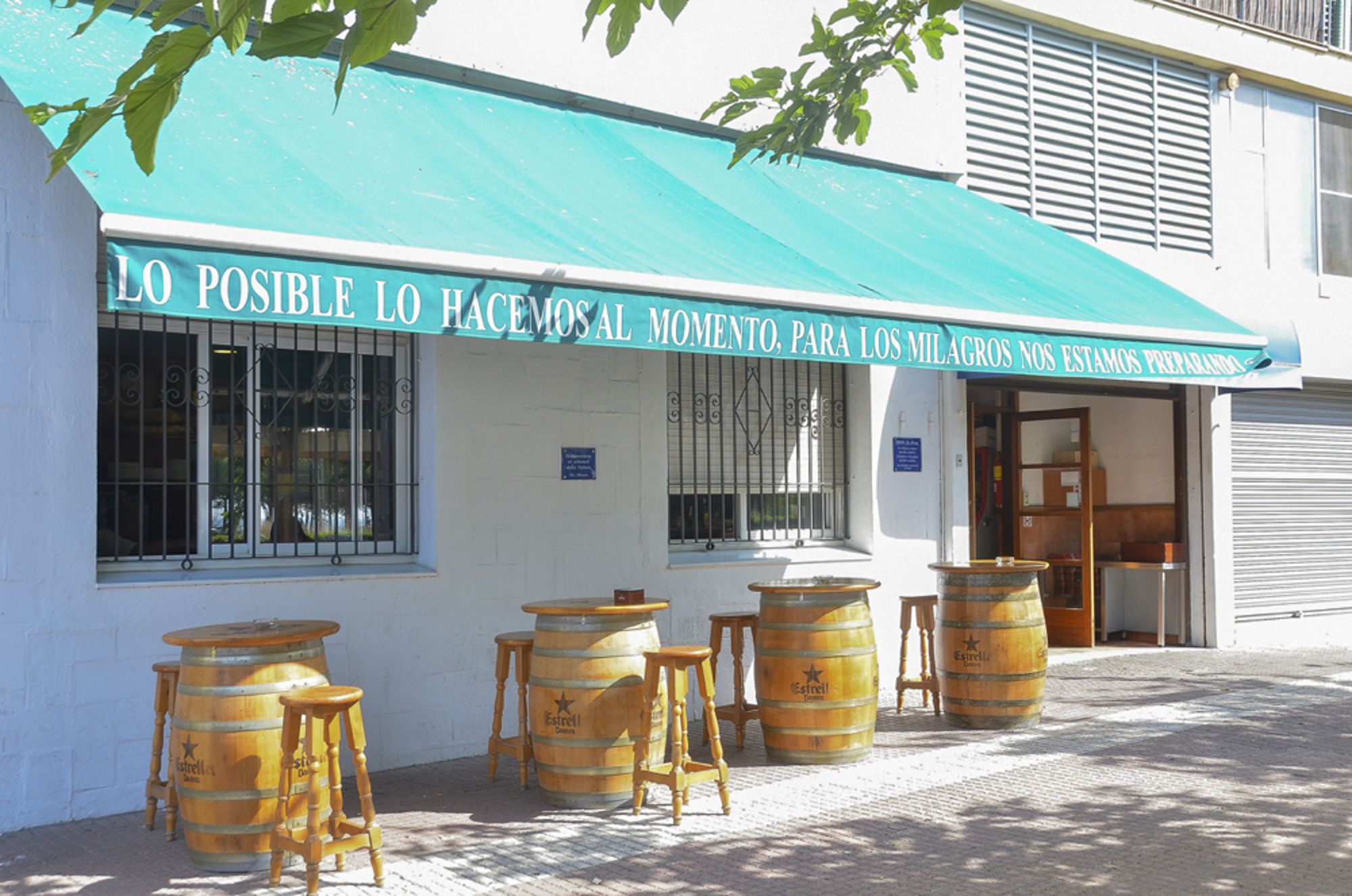 El restaurante La Morera de Mataró. Jodo Archivo