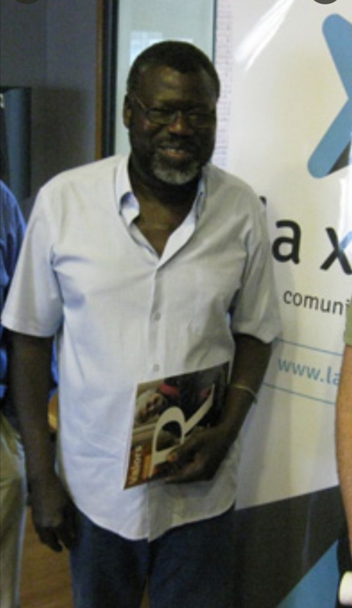 Sheriffo Jarju, en una foto difosa per l'AV Cerdanyola