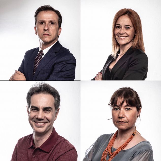 Els quatre personatges de Un Déu Salvatge Els quatre personatges de Un Déu Salvatge