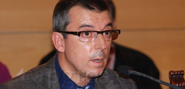 Mojedano durante el pleno municipal