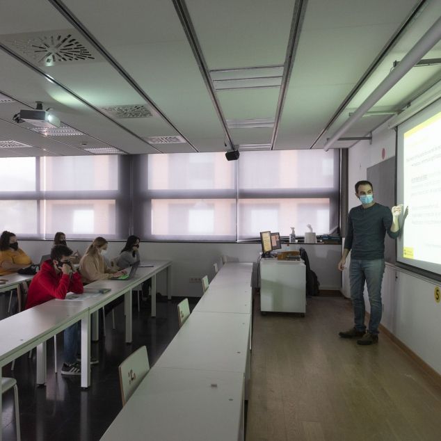 Mesures anti Covid al Tecnocampus. Foto: R.Gallofré Mesures anti Covid al Tecnocampus. Foto: R.Gallofré