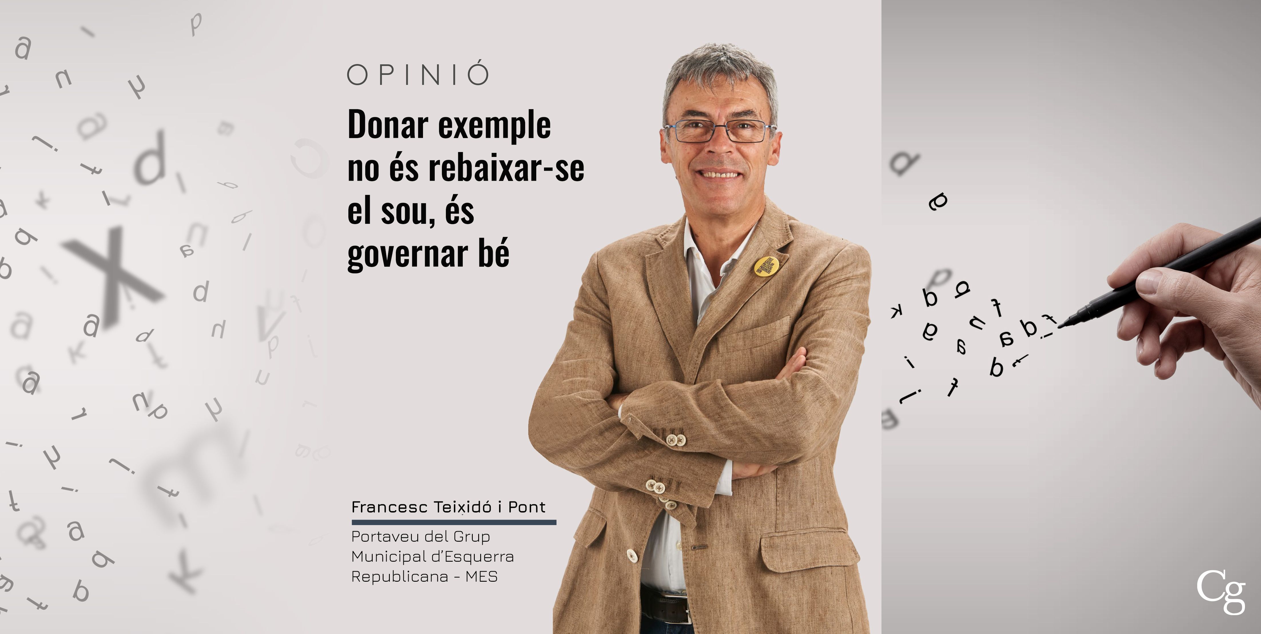 Francesc Teixidó escriu sobre el projecte de la Torre Barceló