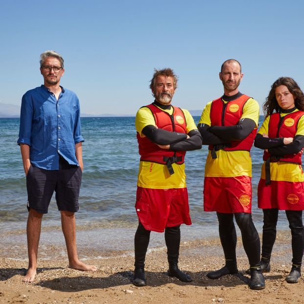 Una foto del rodatge de Mediterráneo Una foto del rodatge de Mediterráneo