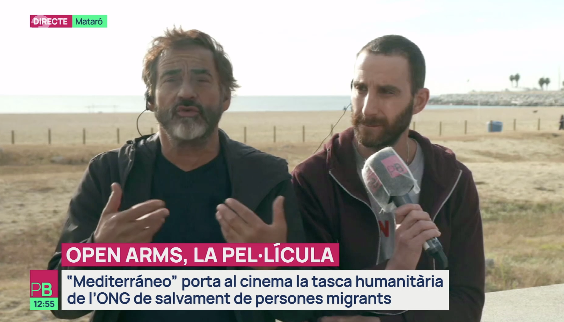 Eduard Fernández i Dani Rovira, protagonistes de Mediterráneo a Mataró