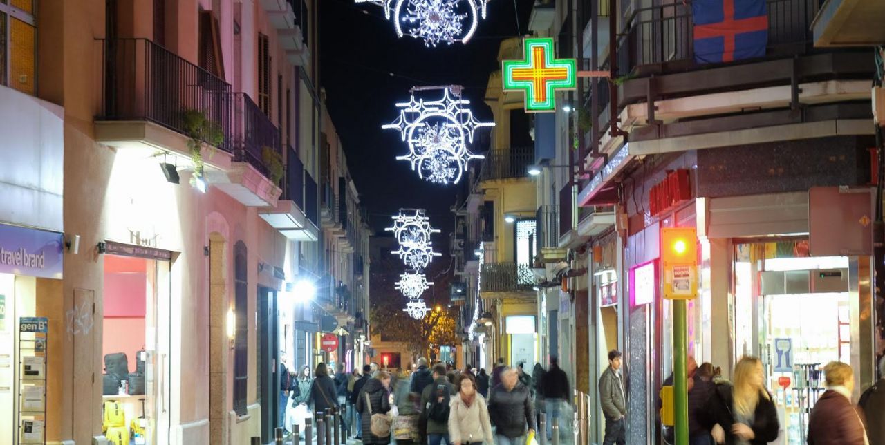 Mataró no renuncia als llums de Nadal