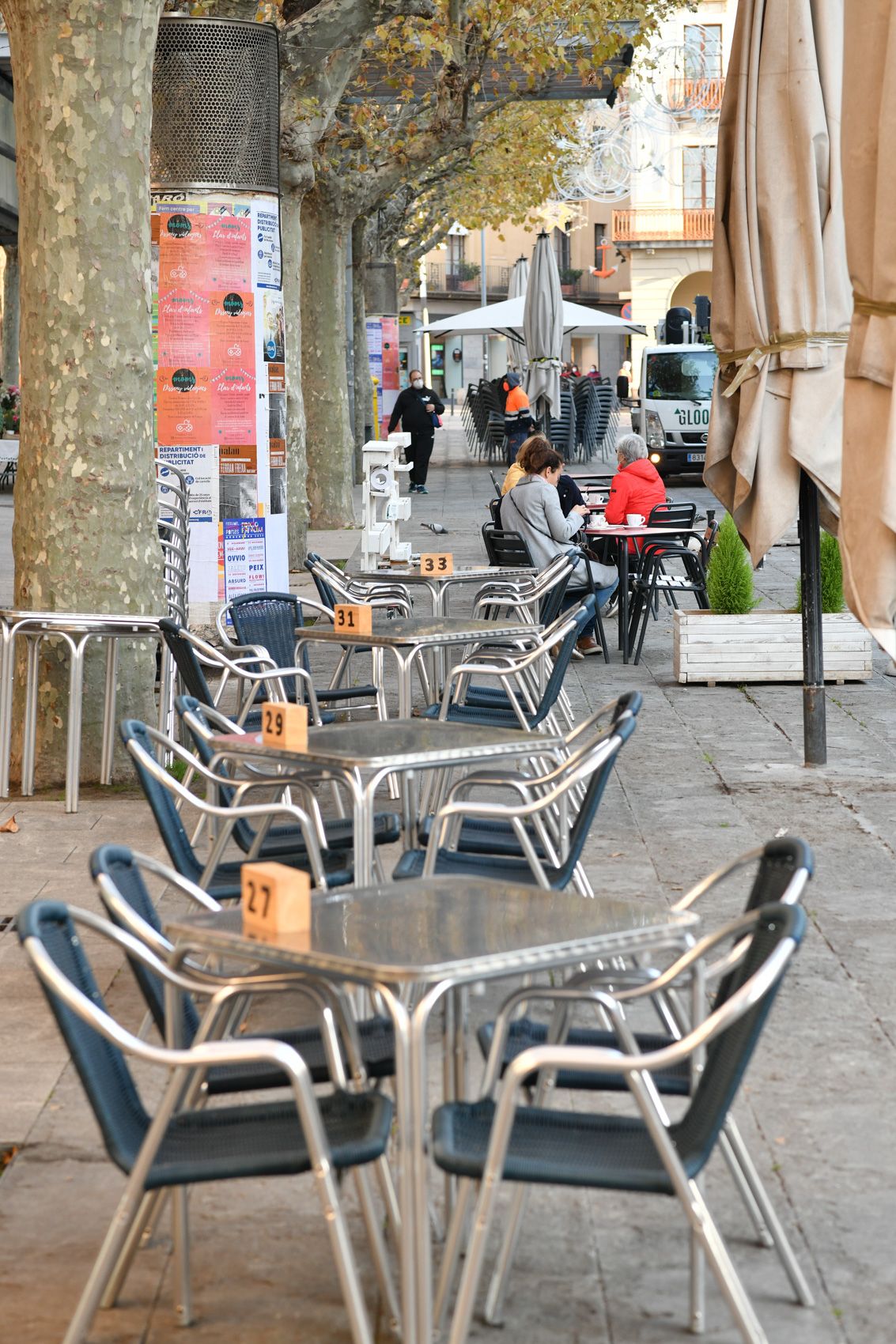 Terrasses al centre de Mataró. Foto: R.Gallofré