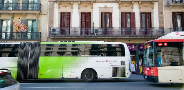 Els bus de Mataró a Barcelona