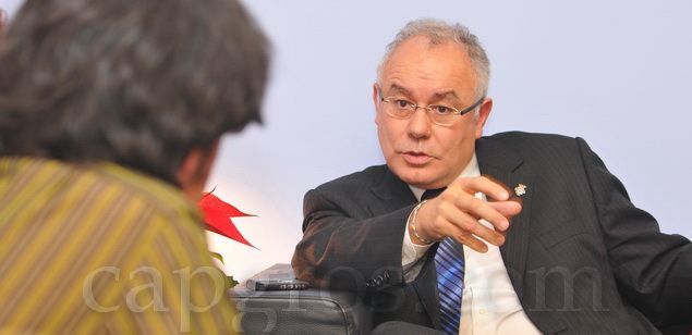 Baron, durante la entrevista