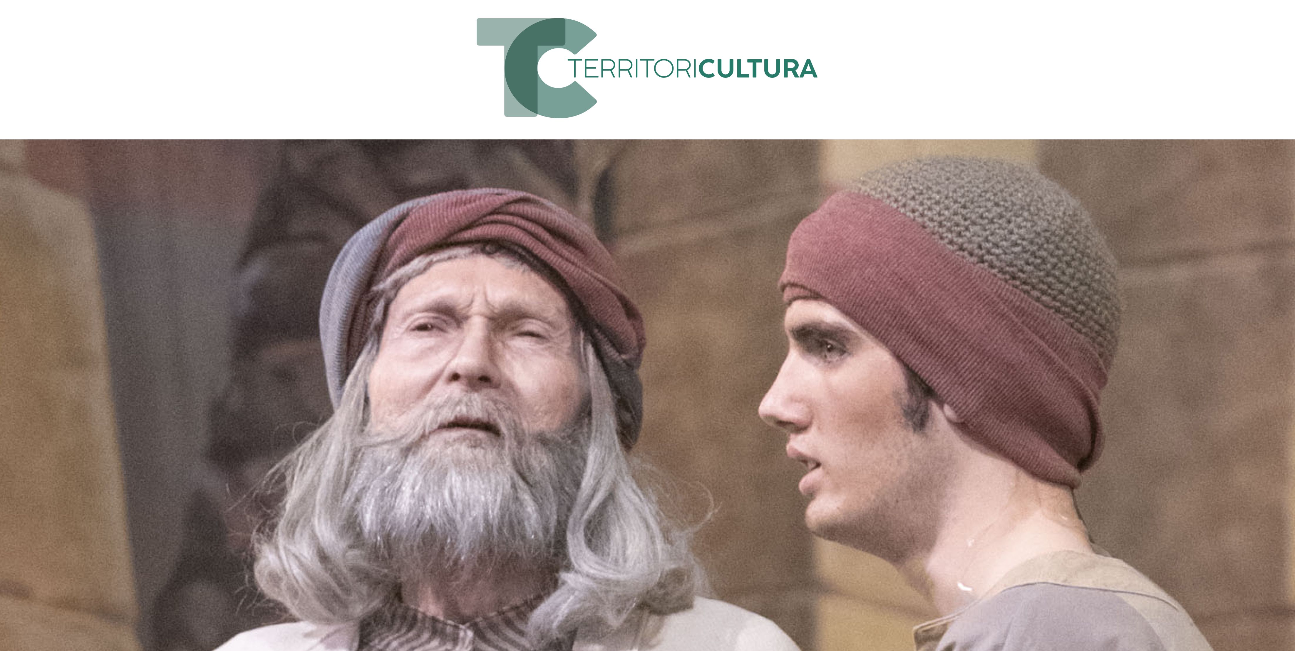 Dos actors en una edició anterior dels Pastorets de Mataró, que enguany es reinventen