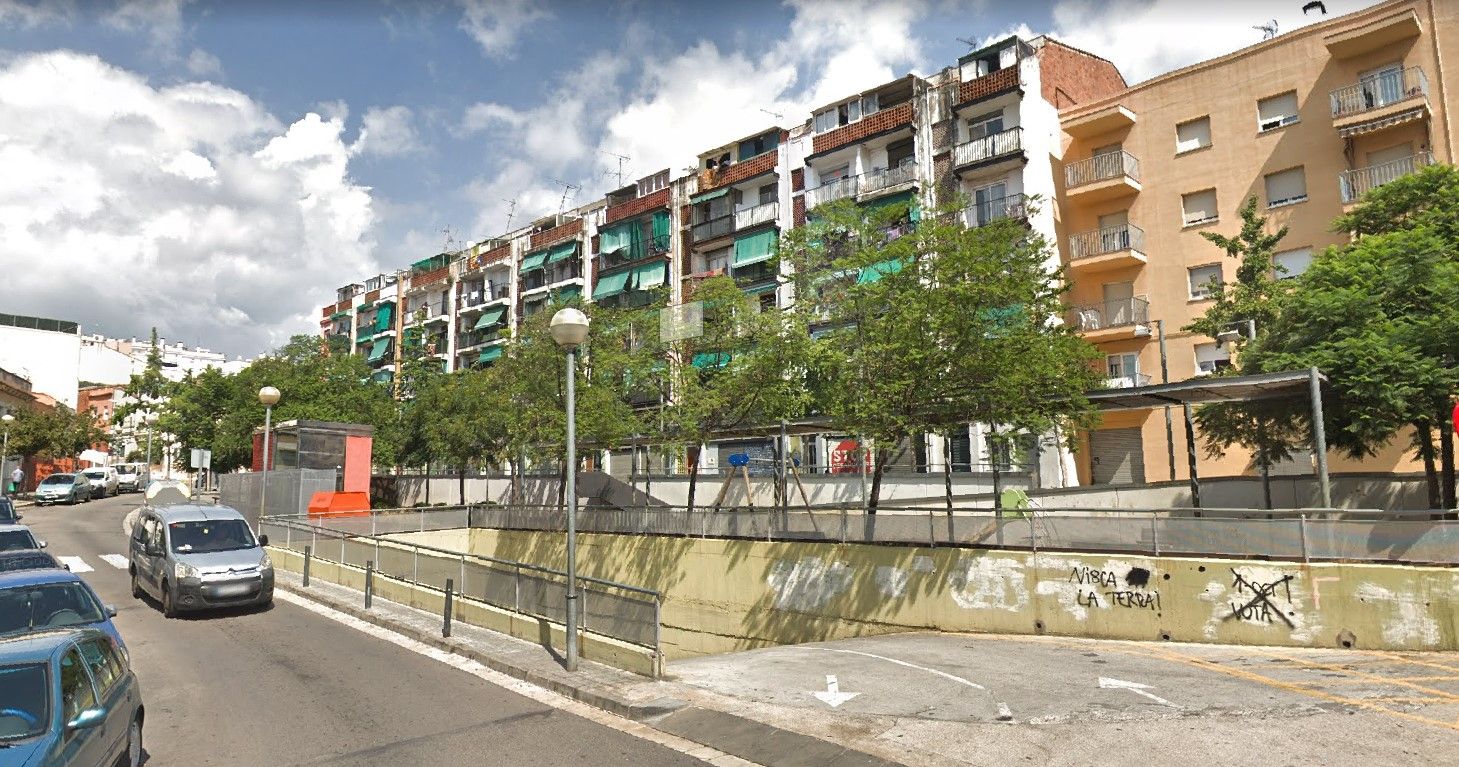 La plaça Gatassa de Cerdanyola, on ha tingut lloc l'intent d'ocupació La plaça Gatassa de Cerdanyola, on ha tingut lloc l'intent d'ocupació
