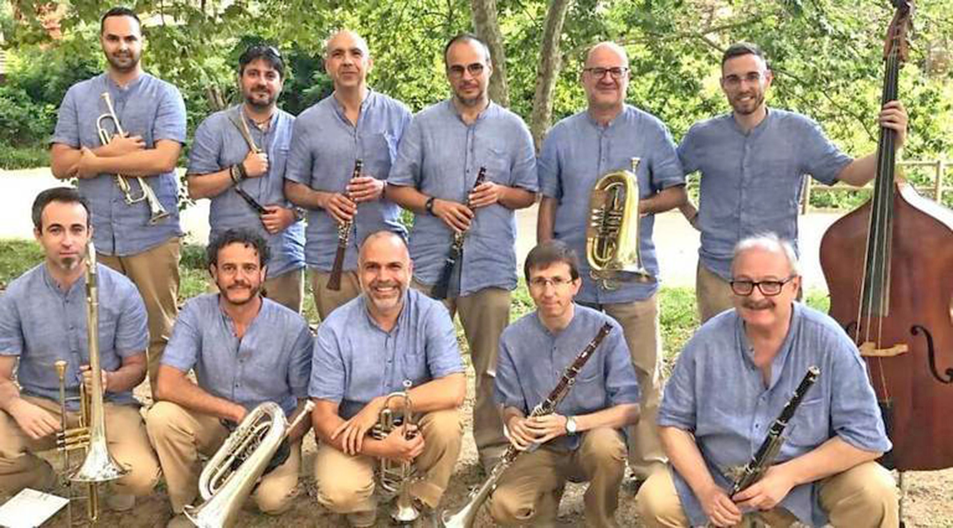 Concert de sardabes amb la cobla Ciutat de Girona