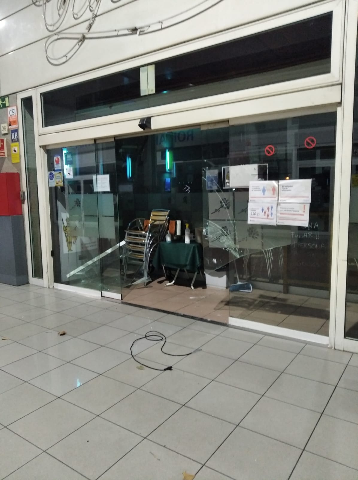 El lladre va robar al restaurant Auto d'Ara el 8 de gener passat