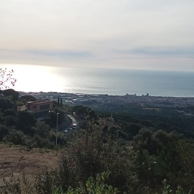 Vista de Mataró des del Camí de la Cornisa Vista de Mataró des del Camí de la Cornisa