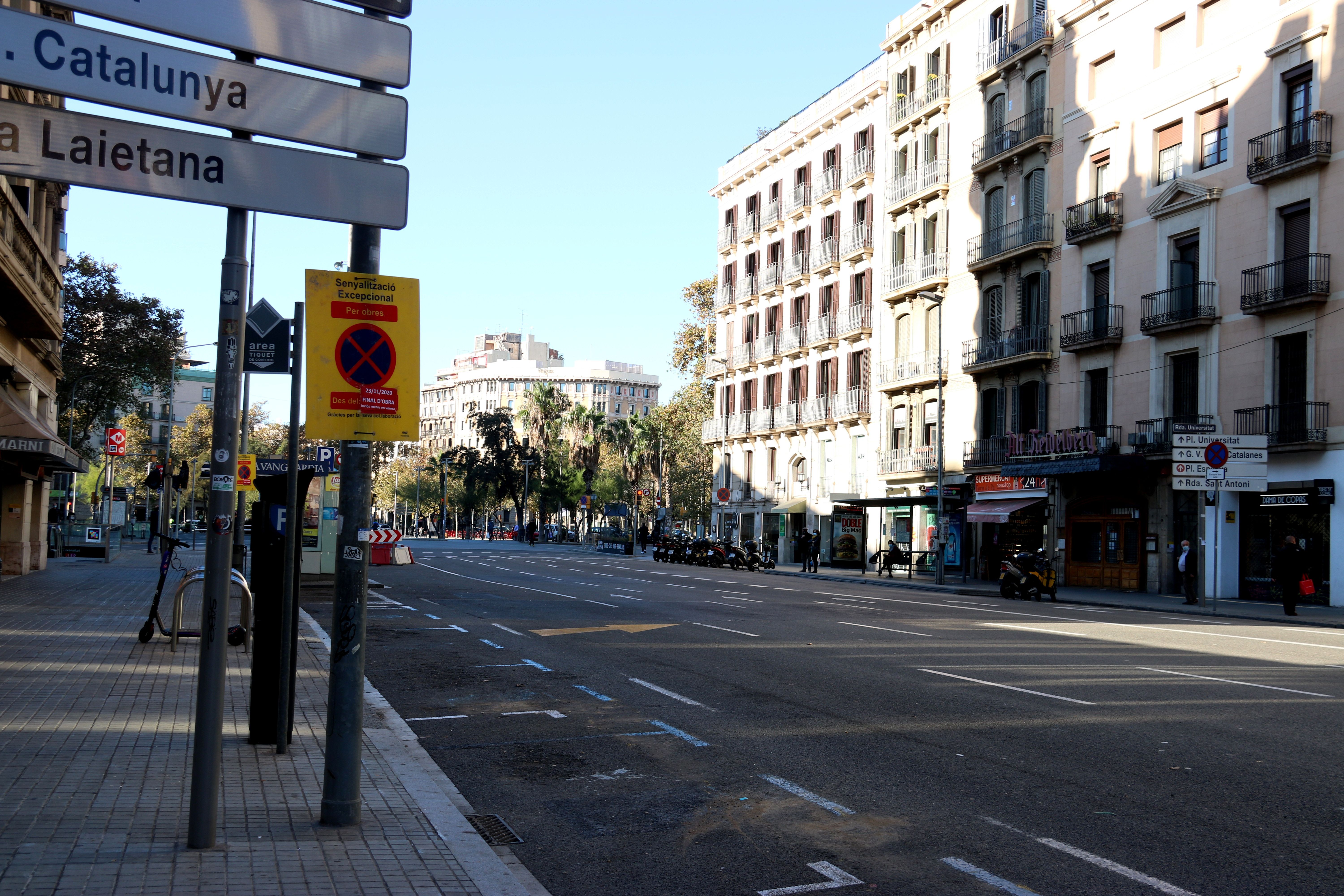 Els busos de Mataró a Barcelona canvien la parada final a Plaça de Catalunya