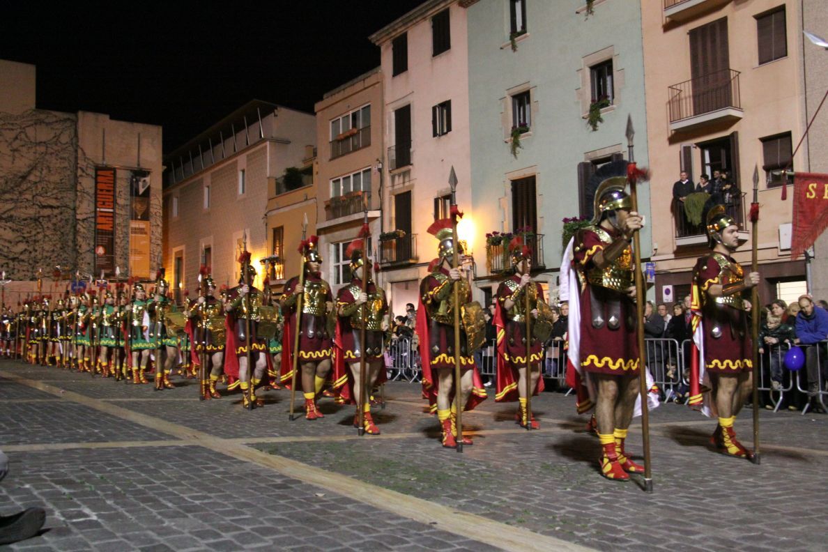 La Setmana Santa comptarà amb l'Homenatge a la Ciutat dels Armats de Mataró. Foto: Armats
