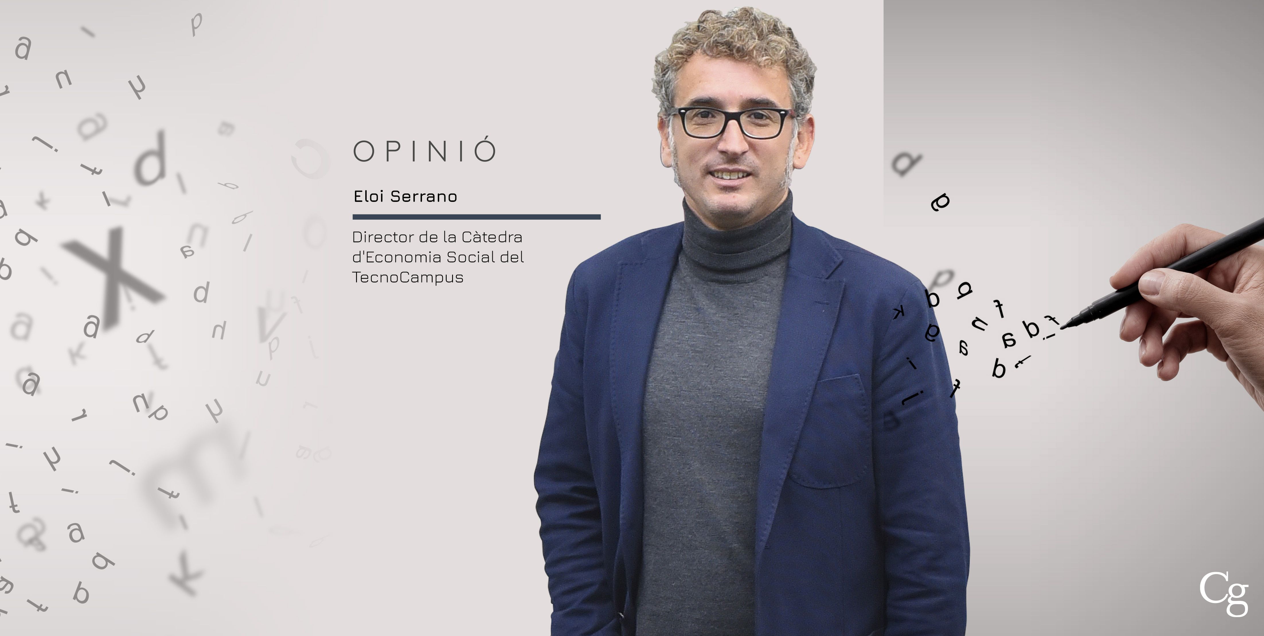 Eloi Serrano, autor de l'article sobre economia social