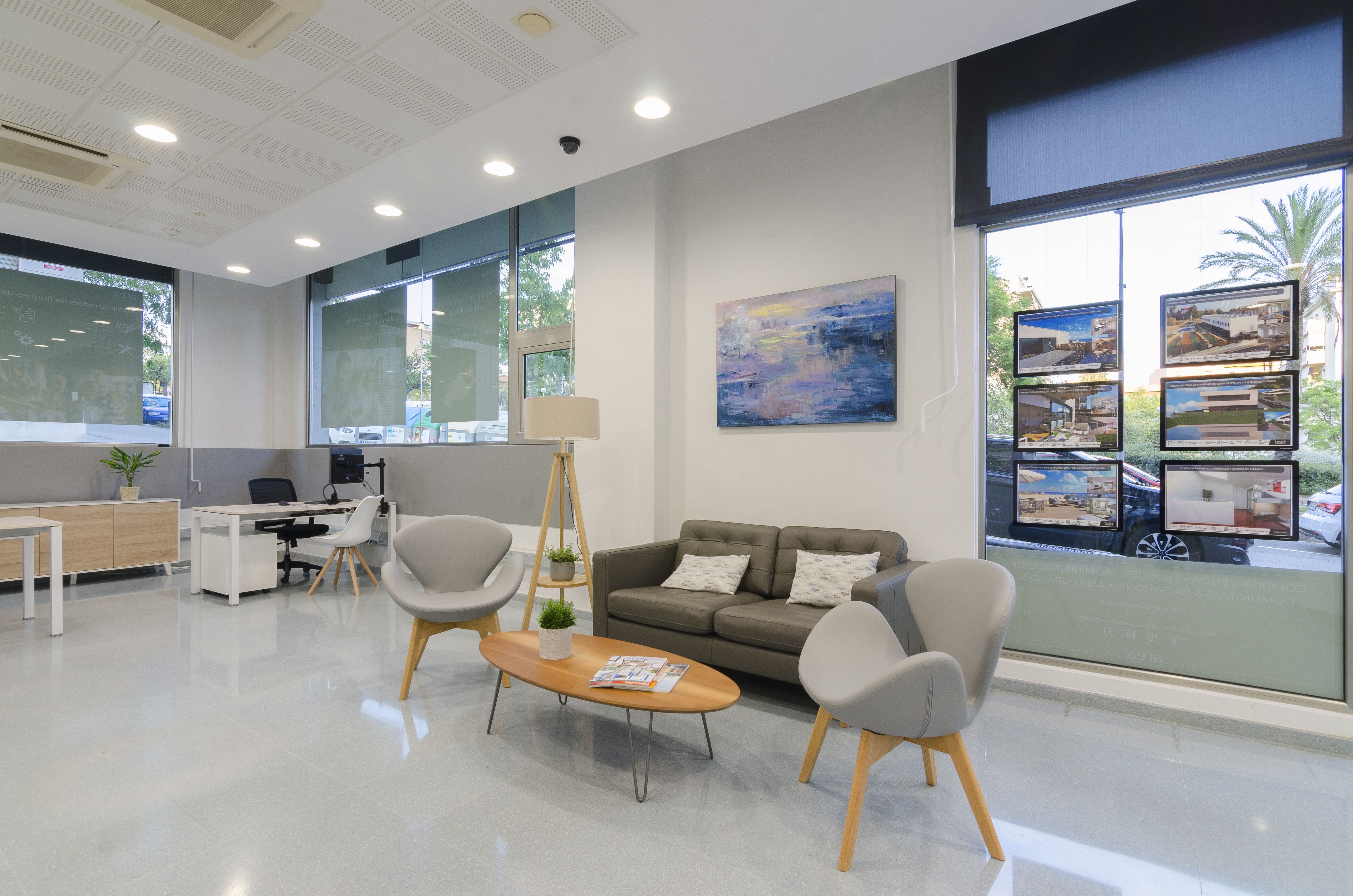 Las oficinas en Mataró. Las oficinas en Mataró.