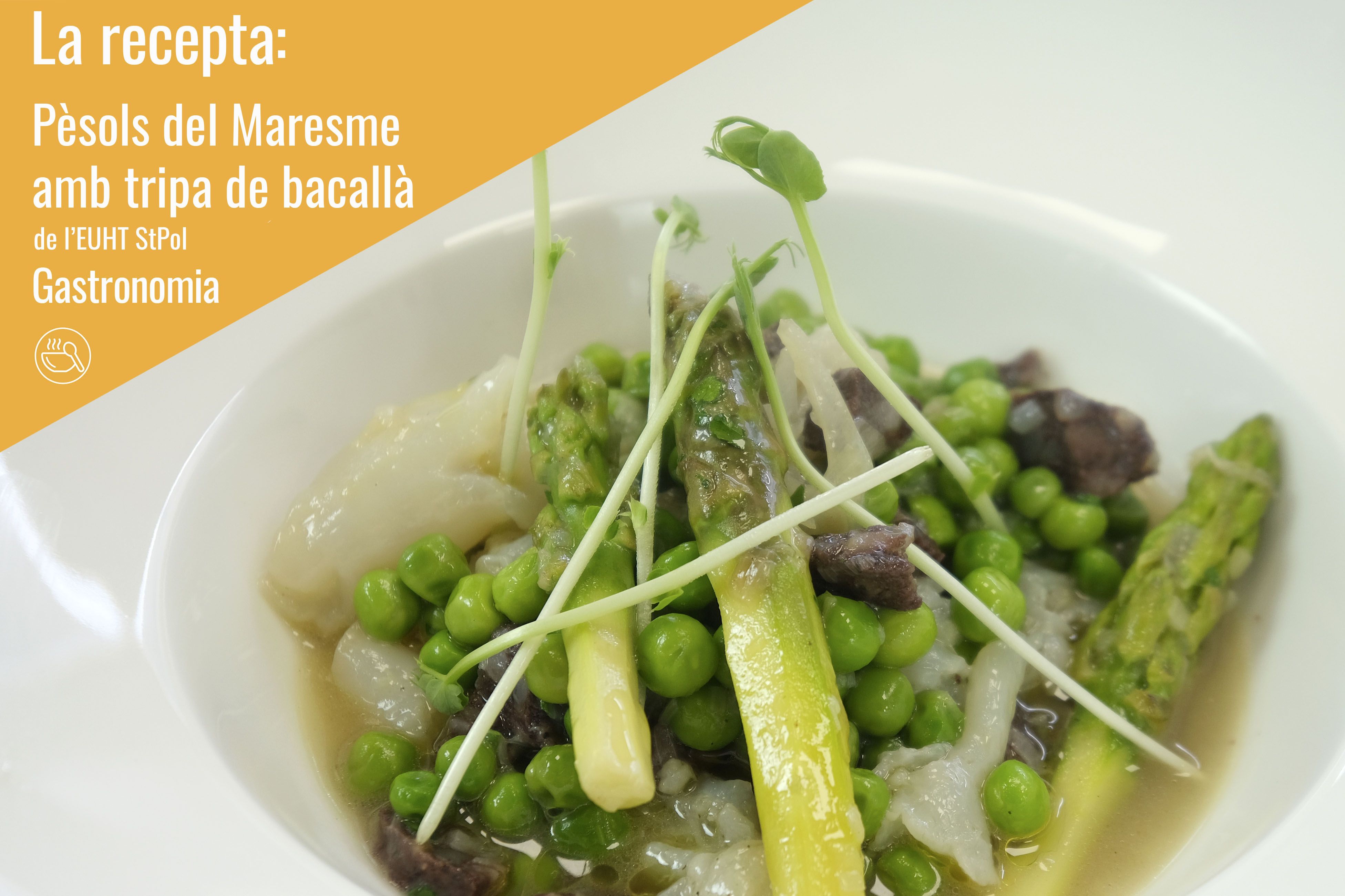 La recepta: Pèsols amb bacallà