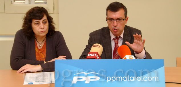 Corominas i Mojedano en roda de premsa