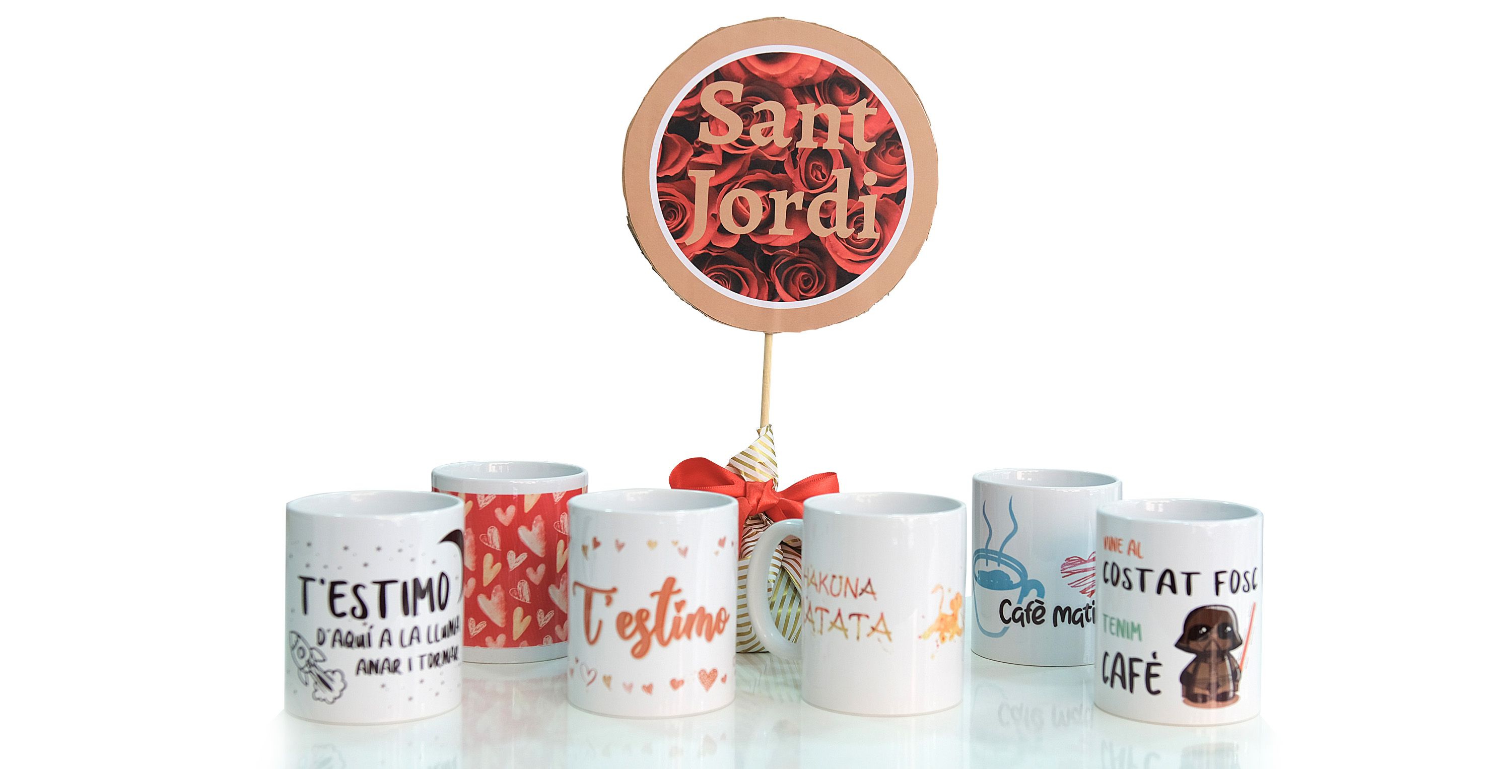 Totes les tasses especials. Es poden comprar per separat.