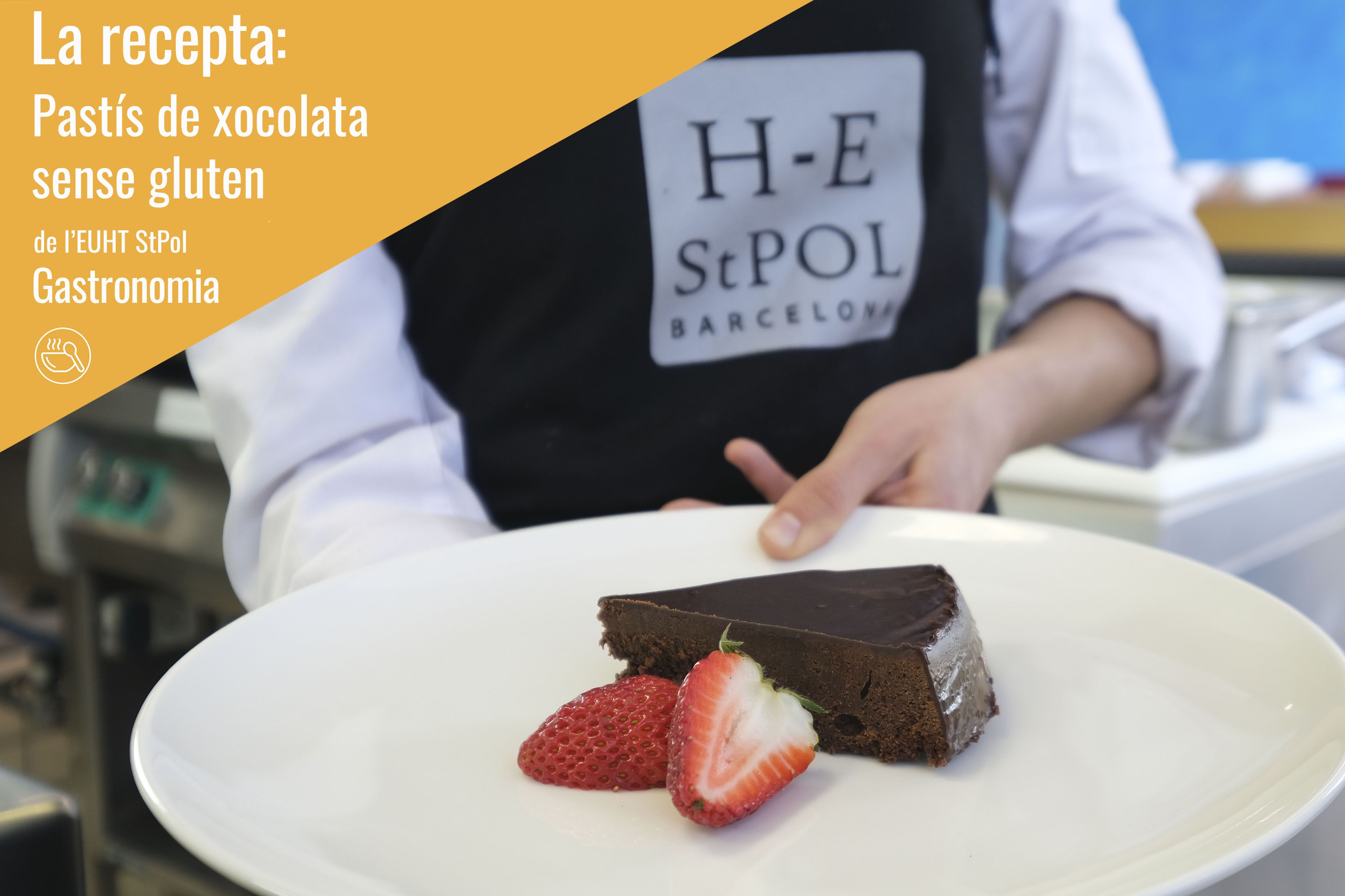 Recepta pastís de xocolata sense gluten de l'EUHT St Pol