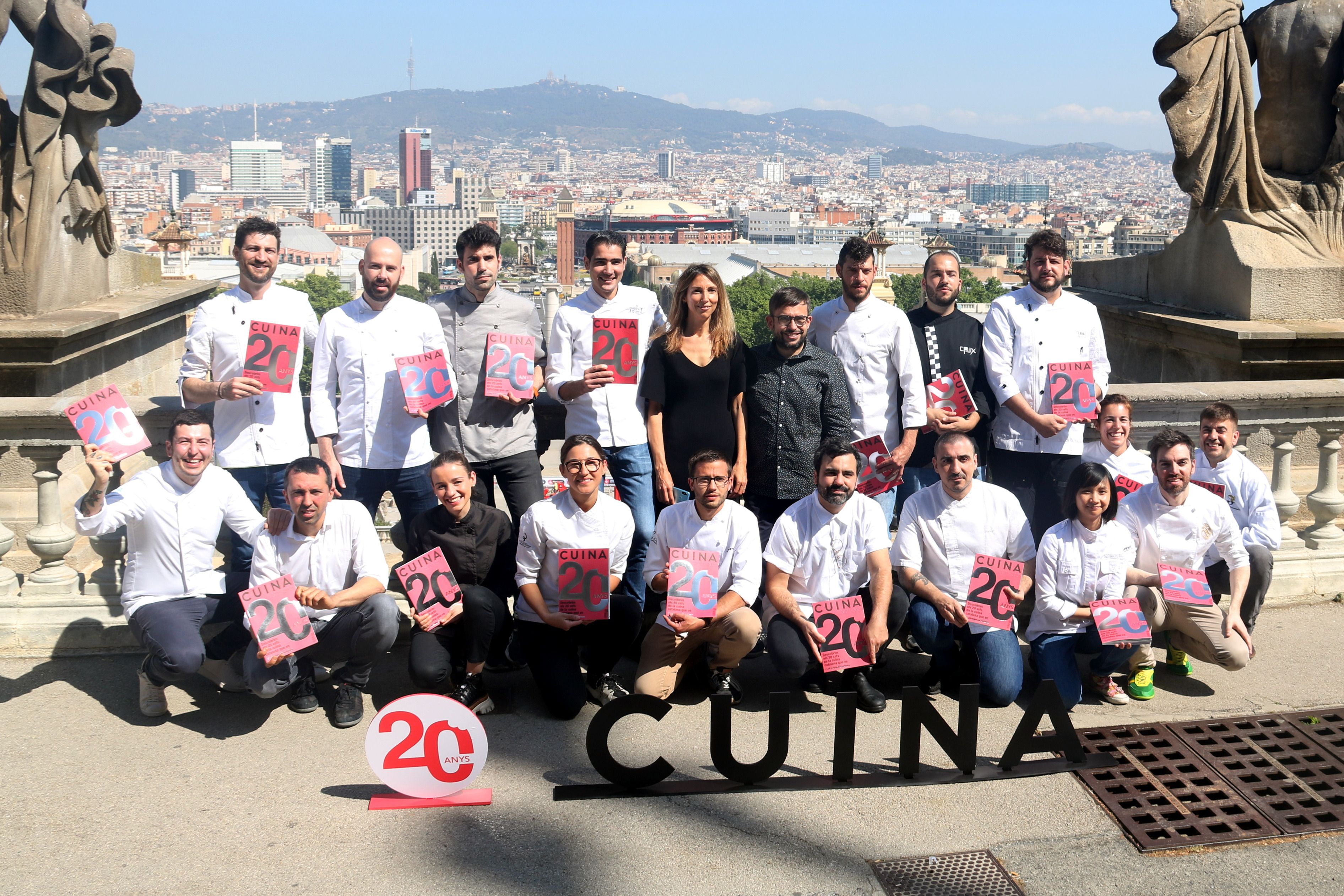 Foto de familia del 20è cumpleaños de la revista Cocina.