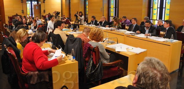 Imatge d'arxiu del ple municipal