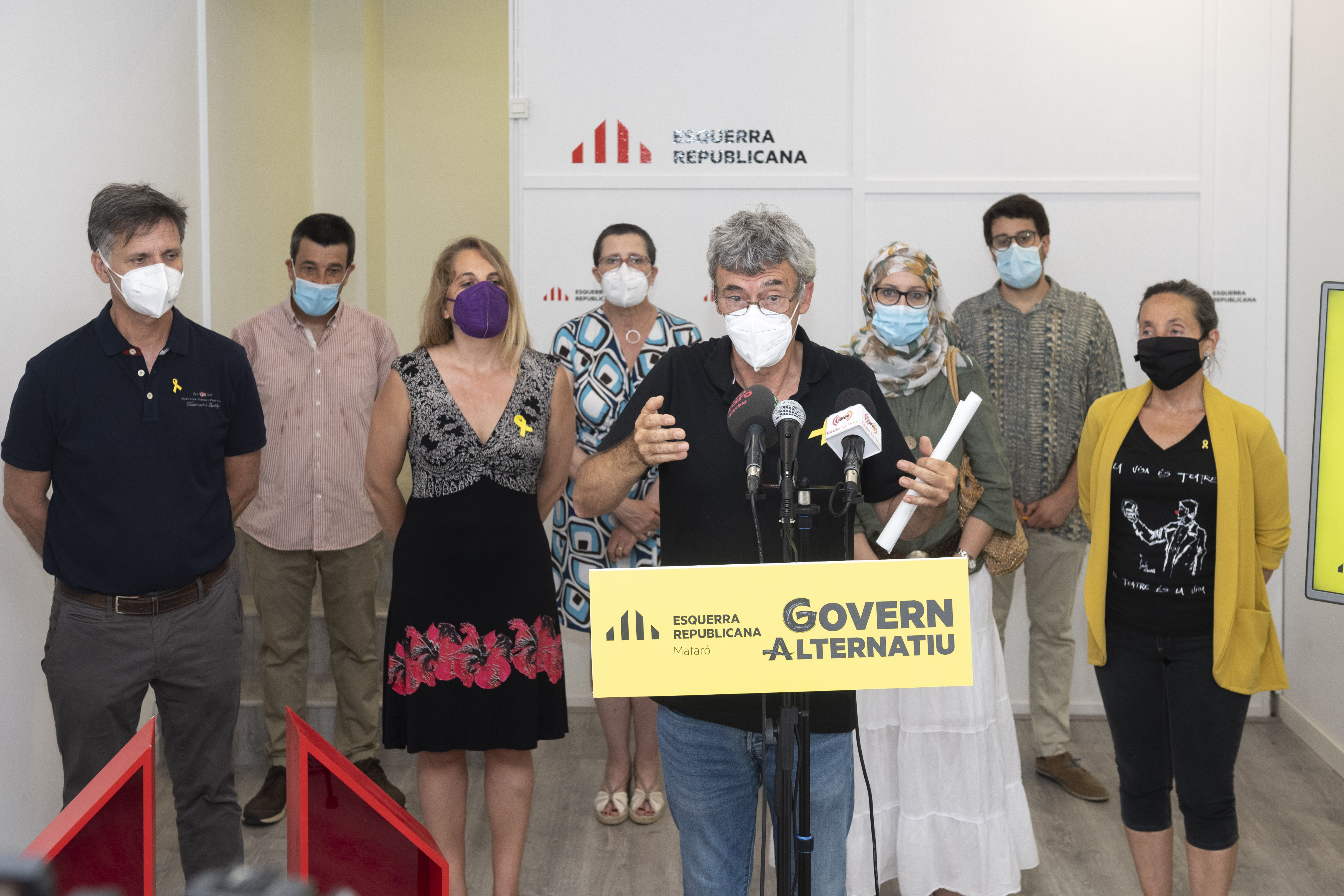 ERC considera el govern municipal “un risc per a Mataró”