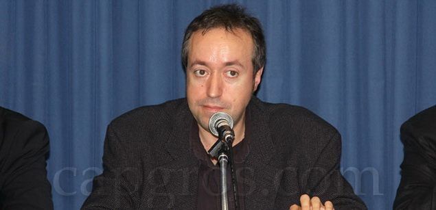 Girauta en una conferencia en Mataró en 2008