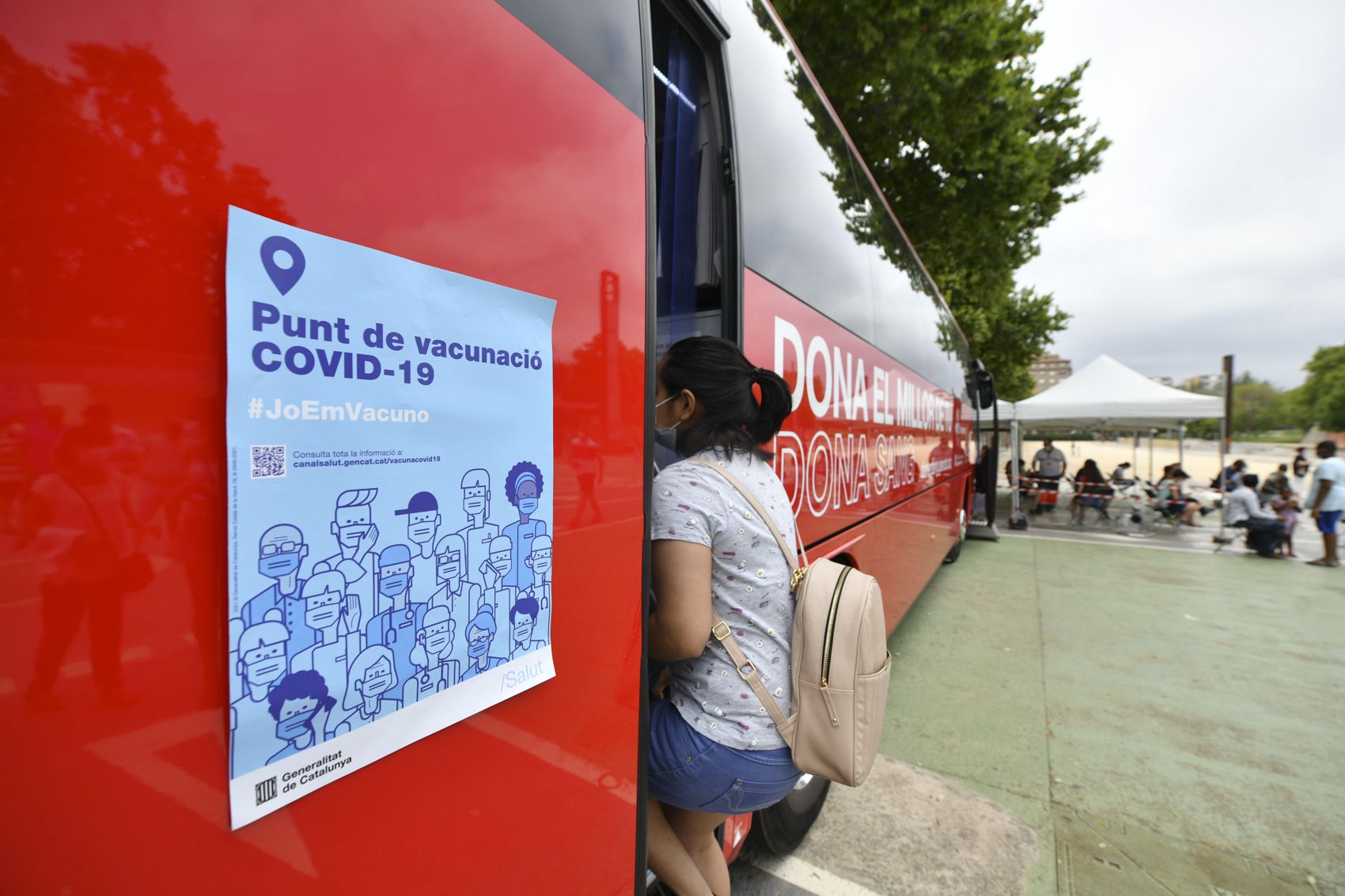Vacunació contra la Covid a Mataró. Foto: R.Gallofré
