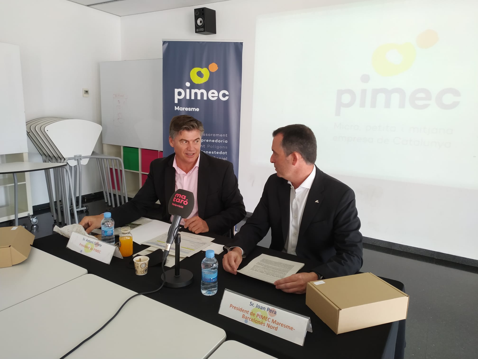 Antoni Cañete y Joan Pera, de la PIMEC