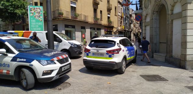 La Policia Local ha acordonat la zona per precaució