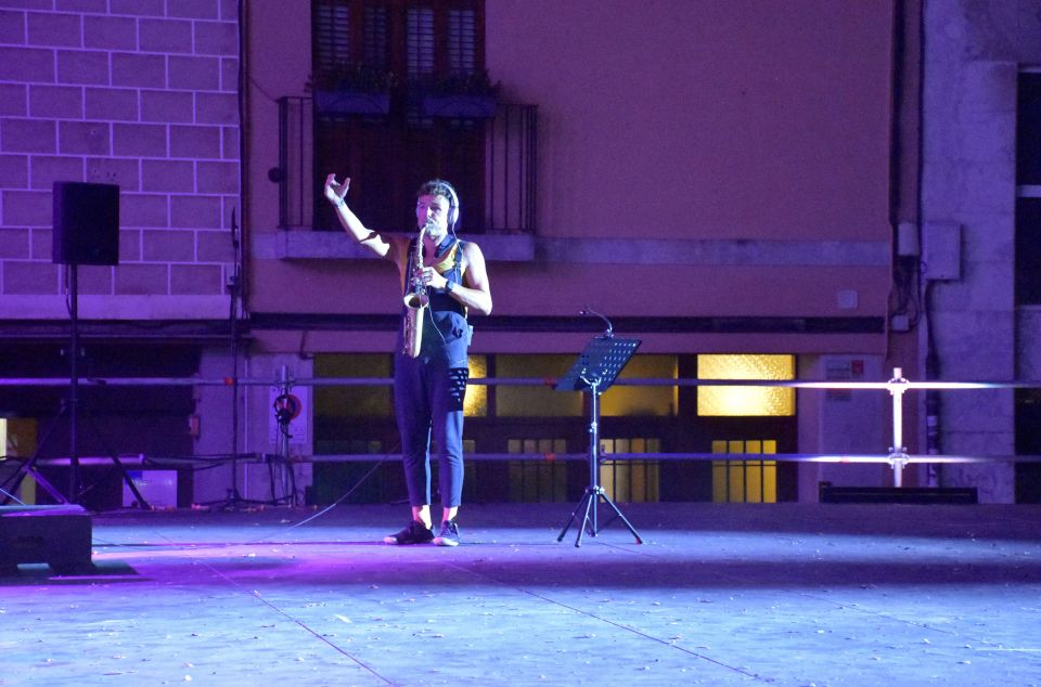 Llibert Fortuny, virtuós i director de tot l'espectacle. Foto: J. Vives