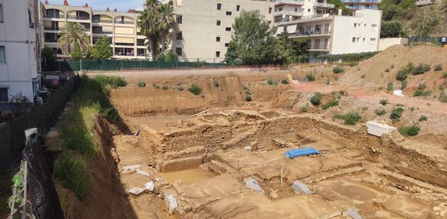 Pla general del jaciment El Roser-Mujal de Calella. Foto: ACN Pla general del jaciment El Roser-Mujal de Calella. Foto: ACN