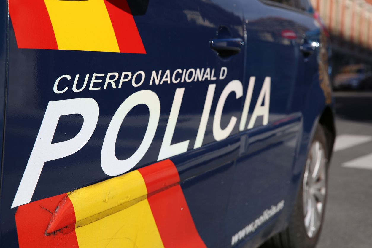 Un cotxe de la Policia Nacional.