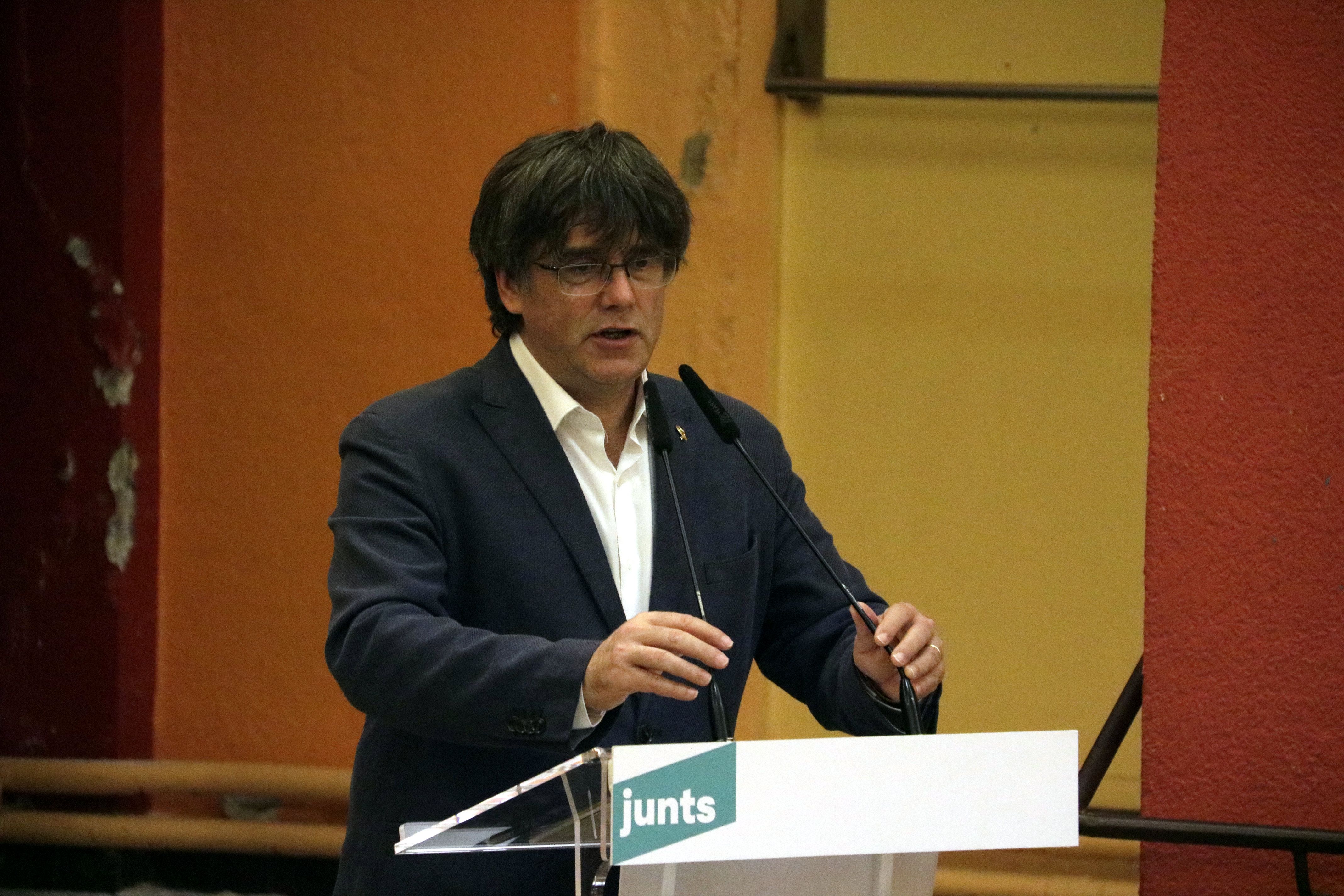 L'expresident de la Generalitat Carles Puigdemont