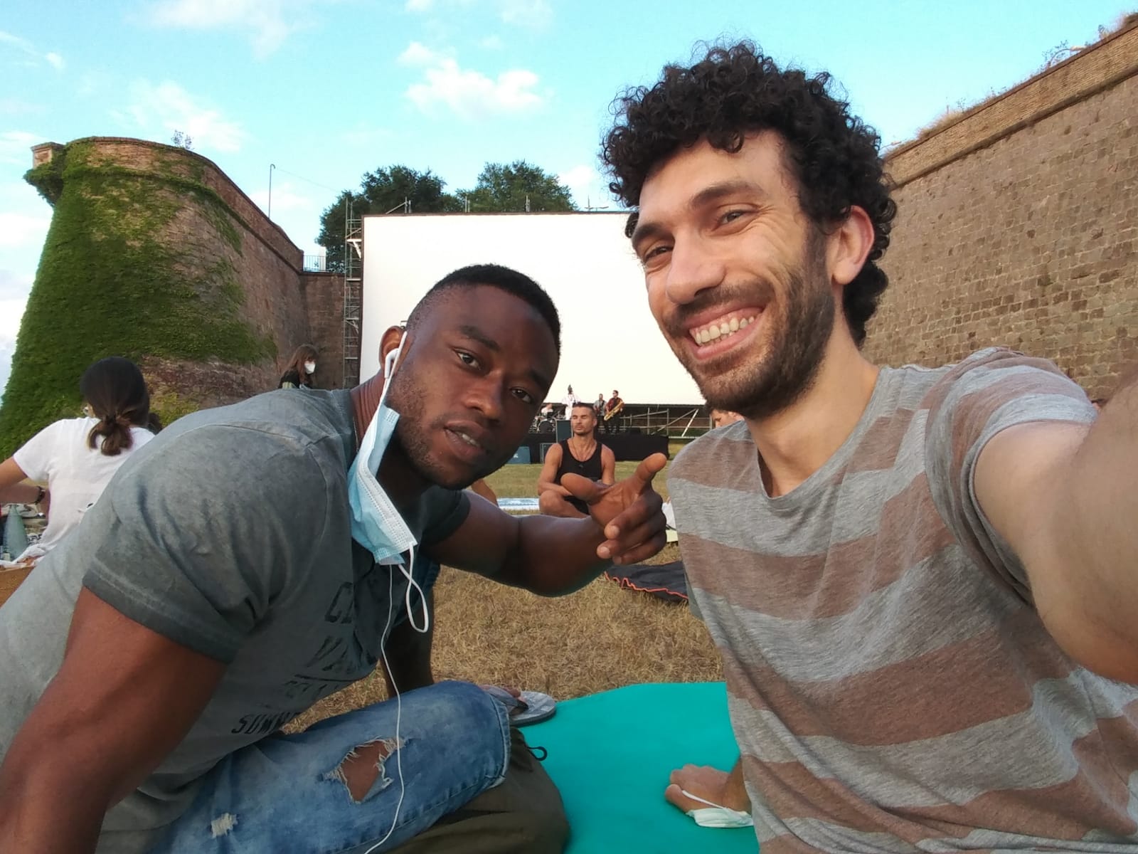 Amadu y Bilal, una pareja participante.