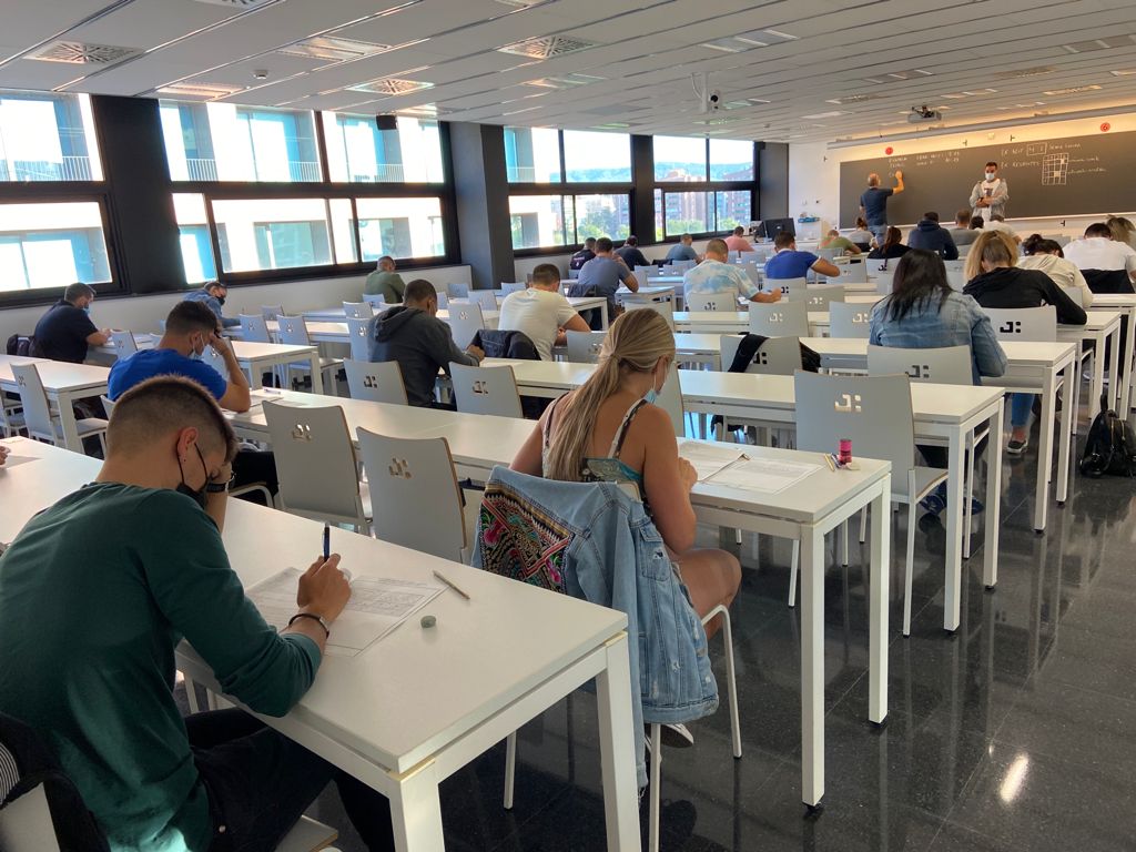 Dissabte d’exàmens per ser Policia Local de Mataró. Foto: Policia Local