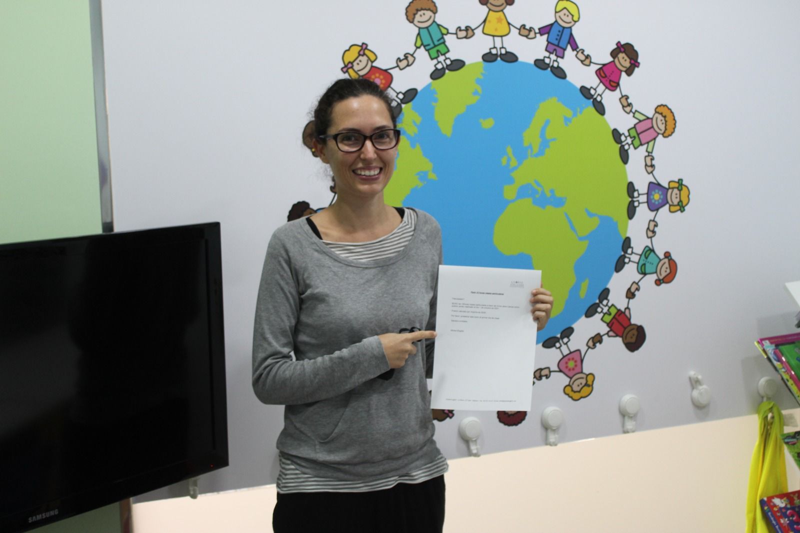 Anna Jané, ganadora de 10 horas de clases de inglés. Foto: cedida