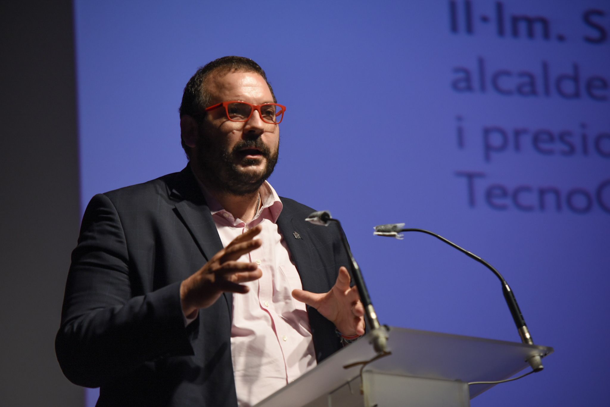 David Bote, al TecnoCampus, assegura que ho va passar "malament" i que eren "els dolents de la peli"