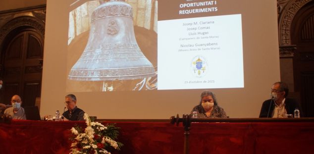 Un moment de la presentació a les Jornades Un moment de la presentació a les Jornades