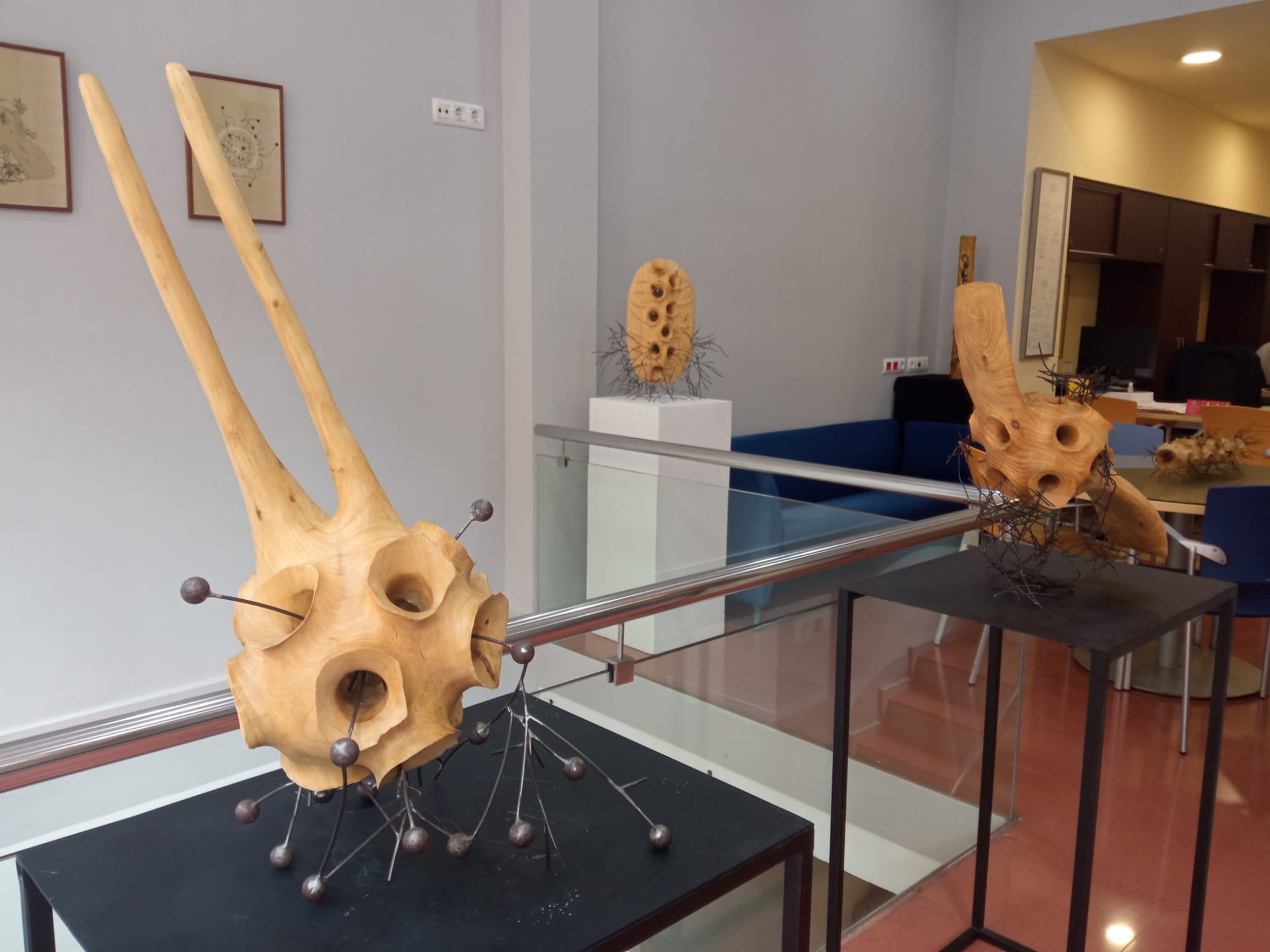 La armonía orgánica entre madera y hierro, en el Espacio Renacuajo